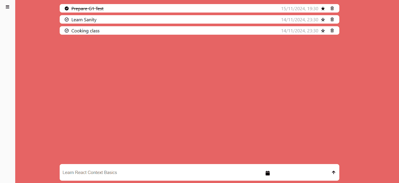 Tasks Page